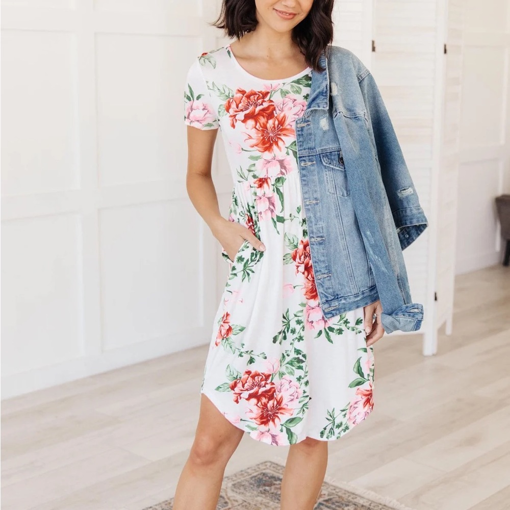 Clair Dress in Ivory
